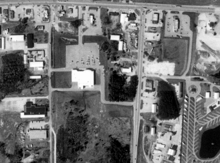 Starlite Drive-In Theatre - Aerial - Photo From Terraserver (newer photo)